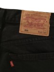 Vorschaubild 4 von Herren Jeans Straight Leg Hose W29 L30 Schwarz Casual