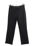 Vorschaubild 1 von Stoffhose Damen Gr. W31/40/L Schwarz Viskose Uni Business Büro Knopf
