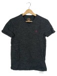 Vorschaubild 1 von T-Shirt Herren Gr. 44/XS Grau Baumwolle Meliert Casual Kurzarm