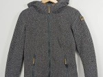 Vorschaubild 3 von Damen Fleecejacke Kapuze Meliert Grau Gr. 38 M Outdoor