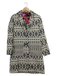 Vorschaubild 1 von Strickjacke Damen Bohemian Ethno Muster Langarm Baumwolle M 38