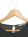 Vorschaubild 3 von Jeanskleid Damen Schwarz Gr. 38/M Polyester Uni Elegant Alltag Raffungen