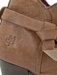 Vorschaubild 2 von Damen Stiefelette Leder Braun Reißverschluss Absatz 9cm Gr. 39