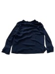 Vorschaubild 4 von Damen Bluse Langarm Schwarz Elegant Einheitsgröße Rüschen