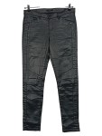 Vorschaubild 1 von Wide Leg Jeans Damen Schwarz Gr. W29/38/M Wolle Elasthan Uni Modern 42 cm