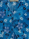 Vorschaubild 2 von Damen Bluse ärmellos Gr. 44 XXL Blau Blumenmuster Casual