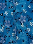 Vorschaubild 3 von Damen Bluse ärmellos Gr. 44 XXL Blau Blumenmuster Casual