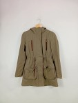 Vorschaubild 2 von Parka Damen Gr. 34/XS Oliv Polyester Uni Casual Freizeit Nicht angegeben