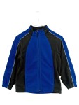 Vorschaubild 1 von Fleecejacke Kinder Gr. 122/128 Blau Schwarz Arbeitsjacke