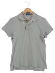 Vorschaubild 1 von Poloshirt Damen Gr. 40 L Grau The Skinny Polo Baumwolle Logo Casual
