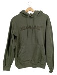 Vorschaubild 1 von Kapuzenpullover Damen Grün Gr. 36/S Baumwolle Polyester Uni Casual