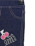 Vorschaubild 2 von Kinder Leggings Gr. 80 Blau Sommer-Motive Flamingo Baumwolle