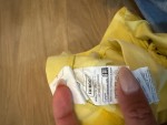 Vorschaubild 2 von Kinder Leggings Mädchen Größe 152 Gelb Basic