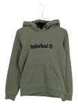 Vorschaubild 1 von Kapuzenpullover Kinder Gr. 152 Grün Baumwolle Polyester Logo-Print