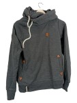 Vorschaubild 1 von Kapuzenpullover Hoodie Damen Gr. M Grau Meliert Casual Baumwolle