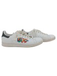 Vorschaubild 1 von Stan Smith Sneaker Damen Gr. 40 Weiß Blumen Stickerei Low