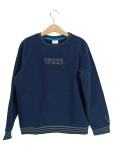 Vorschaubild 1 von Sweatshirt Kinder Blau Gr. 134 Baumwolle Polyester Schriftzug Casual