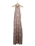 Vorschaubild 1 von Maxikleid Damen XL Blumenmuster Rosa Elegant Sommerkleid