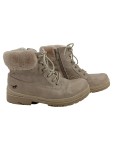 Vorschaubild 1 von Damen Schneestiefel Gr. 38 Beige Winterstiefel Fell gefüttert