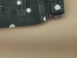 Vorschaubild 6 von Mom Jeans Damen Gr. 34 Schwarz Blumenmuster Casual High Waist