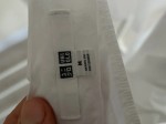 Vorschaubild 3 von Bluse Damen Gr. 38/M Weiß Baumwolle Modern Langarm Alltag Casual Schleife