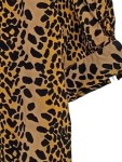 Vorschaubild 3 von Damen Bluse Leopardenmuster Animal-Print Gr. 34;XS