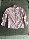 Vorschaubild 2 von Damen Bluse Langarm Rosa Gr. 44 XXL Casual Baumwolle