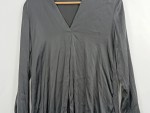 Vorschaubild 4 von Damen Bluse XS Grau Elegant Seide Langarm