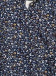Vorschaubild 2 von Damen Bluse Gr. 40/L Blau mit Blumenmuster Casual