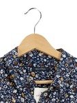 Vorschaubild 4 von Damen Bluse Gr. 40/L Blau mit Blumenmuster Casual