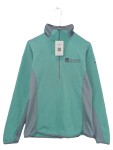 Vorschaubild 1 von Fleecepullover Damen Türkis Gr. 36/S Polyester Uni Outdoor Langarm