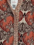 Vorschaubild 4 von Fashion Damen Bluse Gr. 42/44 Mehrfarbig Paisley Bohemian