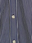 Vorschaubild 5 von Bluse Damen Hemd Gestreift Blau Gr. 34 XS Logo Baumwolle