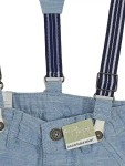 Vorschaubild 4 von Dopodopo Kinder Shorts Hosenträger Gr. 98 Blau Jungen Baumwolle Verstellbar