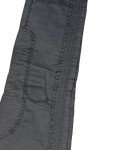 Vorschaubild 5 von Stoffhose Damen Gr. W28/36/S Grau Baumwolle Uni Casual Freizeit Logo L33