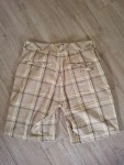 Vorschaubild 3 von Shorts Herren Gr. 31 Beige Kariert Casual Baumwolle