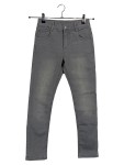 Vorschaubild 1 von Jeans Slim Fit Kinder Grau Gr. 140 Baumwolle Polyester Elasthan Uni Casual