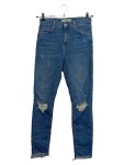 Vorschaubild 1 von Ripped Jeans Damen Blau Gr. W30/38/M Baumwolle Elasthan Uni Casual Jamie