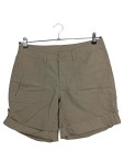 Vorschaubild 1 von Shorts Damen Beige Gr. W31/40/L Stoff Uni Outdoor Knopf L24