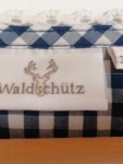 Vorschaubild 8 von Damen Karo Bluse Kurzarm Blau Gr. 36-38 Trachtenstil