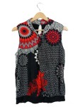 Vorschaubild 1 von Damen Bluse Ärmellos Gr. 36/S Mandala Blumenmuster Mehrfarbig