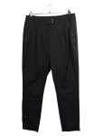 Vorschaubild 1 von Damen Anzughose Schwarz Gr. 42 Business Bundfaltenhose Gold-Details