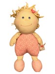 Vorschaubild 1 von Pure Nature Babypuppe Mädchen Rosa Baumwolle 21 cm Natur