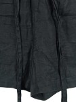 Vorschaubild 3 von Damen Shorts Gr. 34 Grau Leinen Paperbag Kurze Hose Sommer Casual