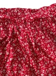 Vorschaubild 4 von Shorts Damen Gr. W28/36/S Rot Viskose Blumenmuster Feminin Freizeit