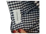 Vorschaubild 3 von Damen Stoffhose Culotte Gr. XS W26 Blau Kariert Sommer Casual