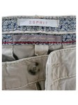 Vorschaubild 3 von Stoffhose Damen Beige Gr. W32/40/L Baumwolle Uni Casual Freizeit Logo L30