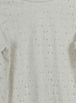 Vorschaubild 2 von Pullover Kinder Beige Gr. 134 Baumwolle Lochmuster Feminin Langarm Freizeit