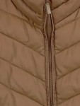 Vorschaubild 4 von Steppmantel Damen Gr. 36/S Braun Polyester Uni Casual Langarm Freizeit