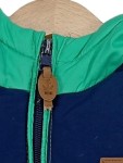 Vorschaubild 6 von Kinder Steppweste Weste Kapuze Gr. 116 Grün Blau Casual Übergangsweste